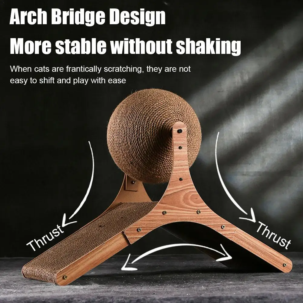 Sisal Cat Claw Plate Cat Toy Cat Claw Ball Arched Vertical Cat Claw Post Grinding Artifact Scratch Resista Cat Climbing Frame
Sisal Cat Claw Plate Cat Toy Cat Claw Ball Arched Vertical Cat Claw Post Grinding Artifact Scratch Resista Cat Climbing Frame