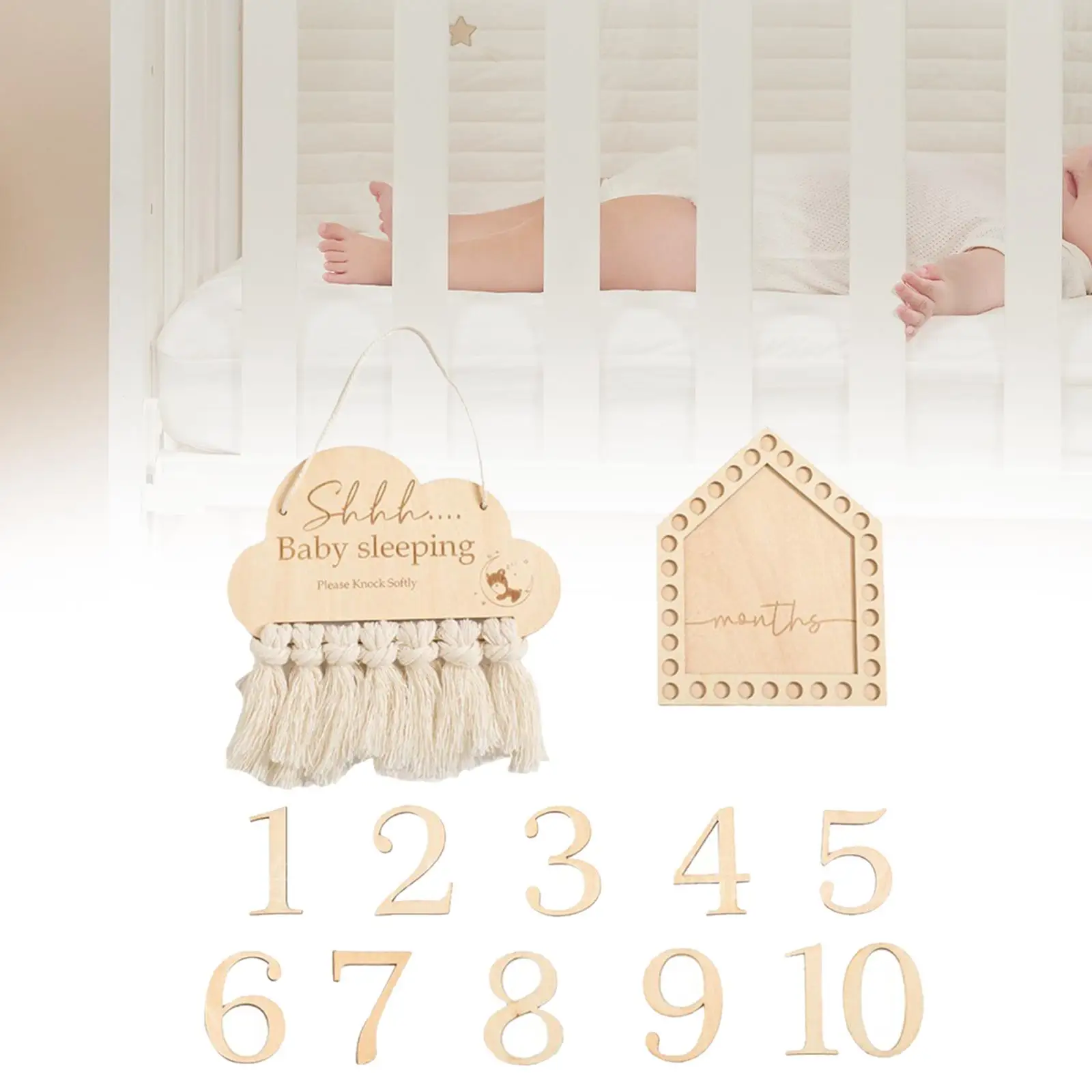 Beautiful Wooden Baby Milestone Cards Newborn Photoshoot Props Conception Gift Growth
Beautiful Wooden Baby Milestone Cards Newborn Photoshoot Props Conception Gift Growth