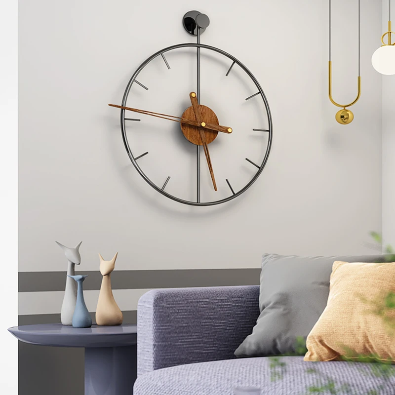 Nordic Silent Wall Clock Round Quartz Mechanism Metal Wall Clock Minimalist Design Modern Living Room Reloj Pared Decor HX50NU
Nordic Silent Wall Clock Round Quartz Mechanism Metal Wall Clock Minimalist Design Modern Living Room Reloj Pared Decor HX50NU