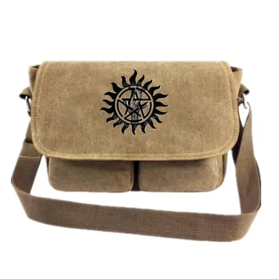 New Supernatural SPN Cross body Bag Messenger Canvas Shoulder Bag School Book Tote Gift
New Supernatural SPN Cross body Bag Messenger Canvas Shoulder Bag School Book Tote Gift