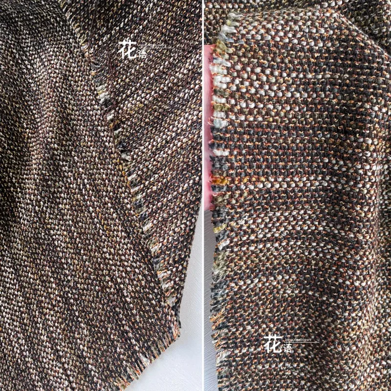 Coarse Tweed Fabric Weaving Thickened Windbreaker Dress Warm Designer Wholesale Cloth Sewing Meters Polyester Cotton Material
Coarse Tweed Fabric Weaving Thickened Windbreaker Dress Warm Designer Wholesale Cloth Sewing Meters Polyester Cotton Material