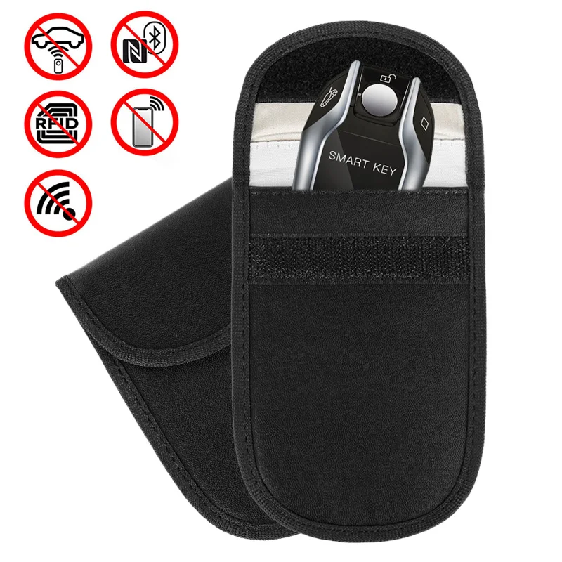 Car Interior Accessories Anti-Theft RFID Signal Blocking Faraday Keyless Entry Car Key Pouch Case Bag Automotive Products
Car Interior Accessories Anti-Theft RFID Signal Blocking Faraday Keyless Entry Car Key Pouch Case Bag Automotive Products