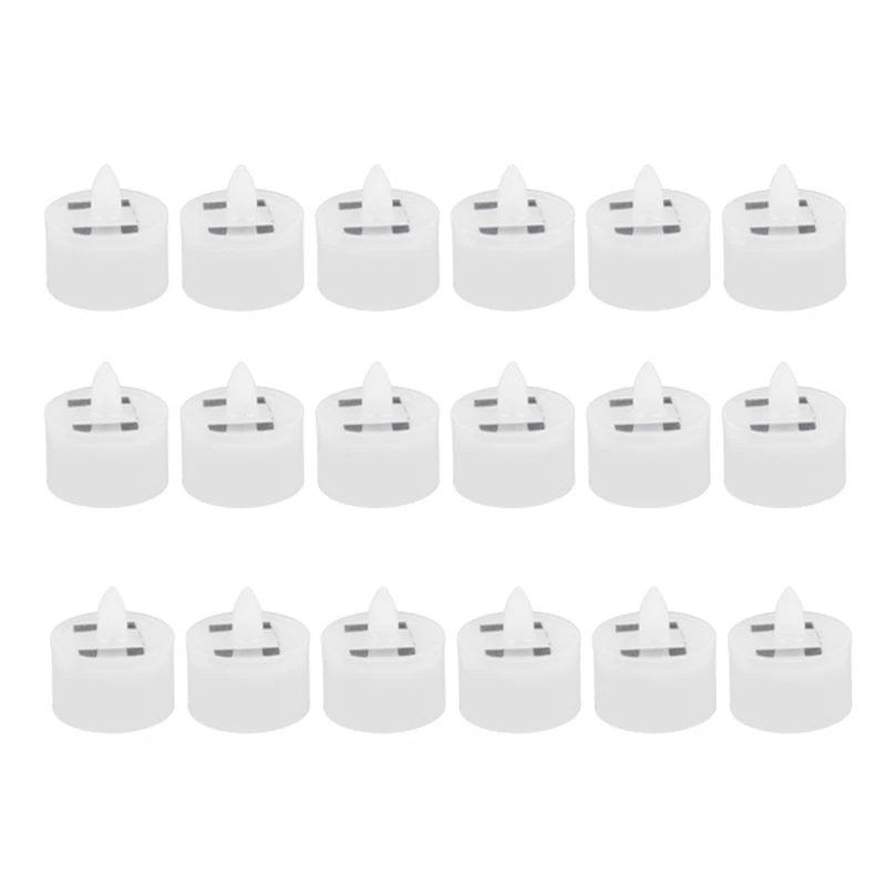 18 Pieces Solar Tea Light Candles Flameless Outdoor LED Waterproof Tealight Rechargeable Candles (1.5 X 1.4 Inch)
18 Pieces Solar Tea Light Candles Flameless Outdoor LED Waterproof Tealight Rechargeable Candles (1.5 X 1.4 Inch)