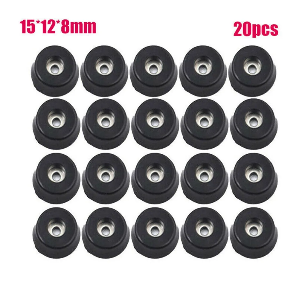 20pcs Black Rubber Table Chair Cover Furniture Feet Anti-vibration Leg Cap Pads With Gasket Tile Floor Protector Home Decoration
20pcs Black Rubber Table Chair Cover Furniture Feet Anti-vibration Leg Cap Pads With Gasket Tile Floor Protector Home Decoration