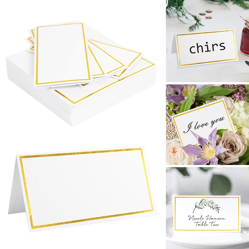 30pcs White Bronzing Place Cards Name Message Birthday Greeting Card Table Event Party Supplies Seating Card Wedding Decor
30pcs White Bronzing Place Cards Name Message Birthday Greeting Card Table Event Party Supplies Seating Card Wedding Decor