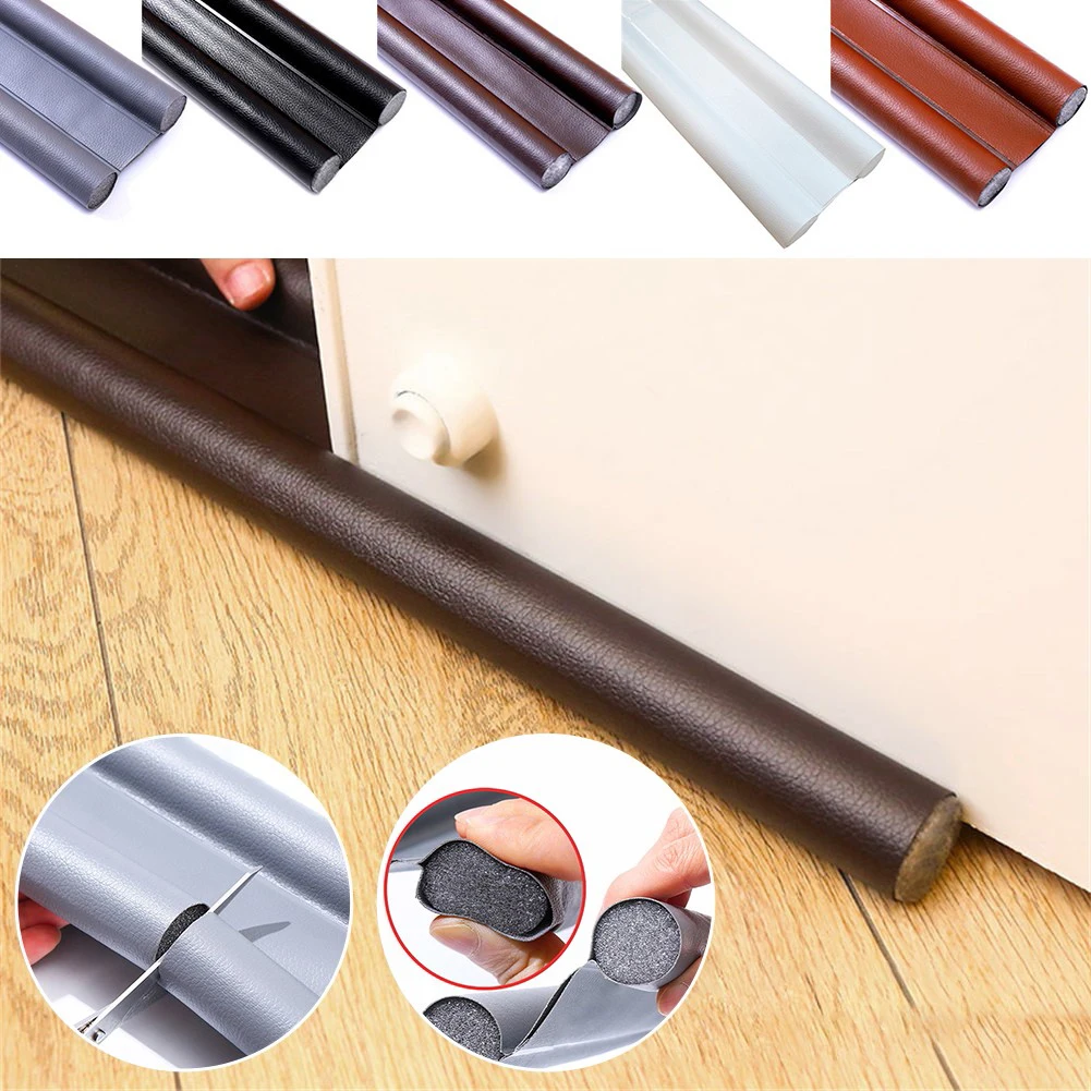 96cm Waterproof Seal Strip Draught Excluder Stopper Door Bottom Guard Double Silicone Rubber Door Seal Dustproof Soundproof
96cm Waterproof Seal Strip Draught Excluder Stopper Door Bottom Guard Double Silicone Rubber Door Seal Dustproof Soundproof