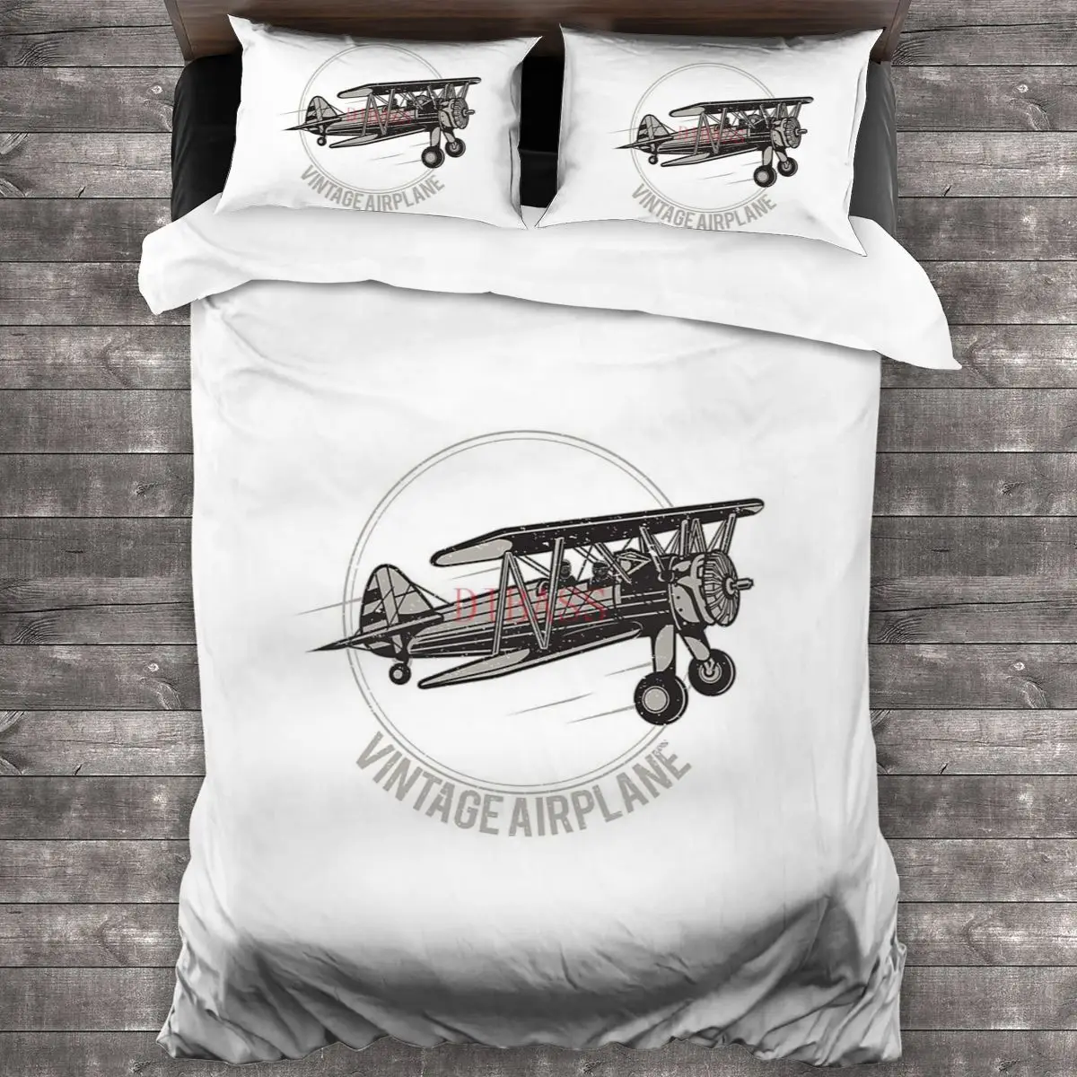 Винтажная модель самолета в стиле ретро, мягкая искусственная кожа с 2 наволочками, пододеяльник с застежкой-молнией
Винтажная модель самолета в стиле ретро, мягкая искусственная кожа с 2 наволочками, пододеяльник с застежкой-молнией