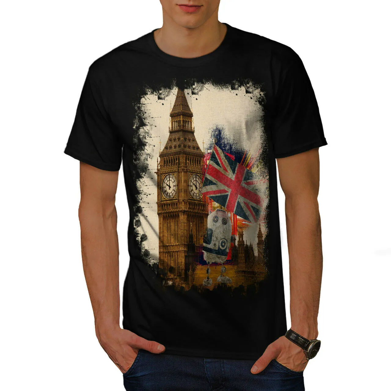 UK Flag London Elizabeth Tower Graphic Printed T Shirt. New 100% Cotton Short Sleeve O-Neck Unisex T-shirt Casual Mens Top
UK Flag London Elizabeth Tower Graphic Printed T Shirt. New 100% Cotton Short Sleeve O-Neck Unisex T-shirt Casual Mens Top