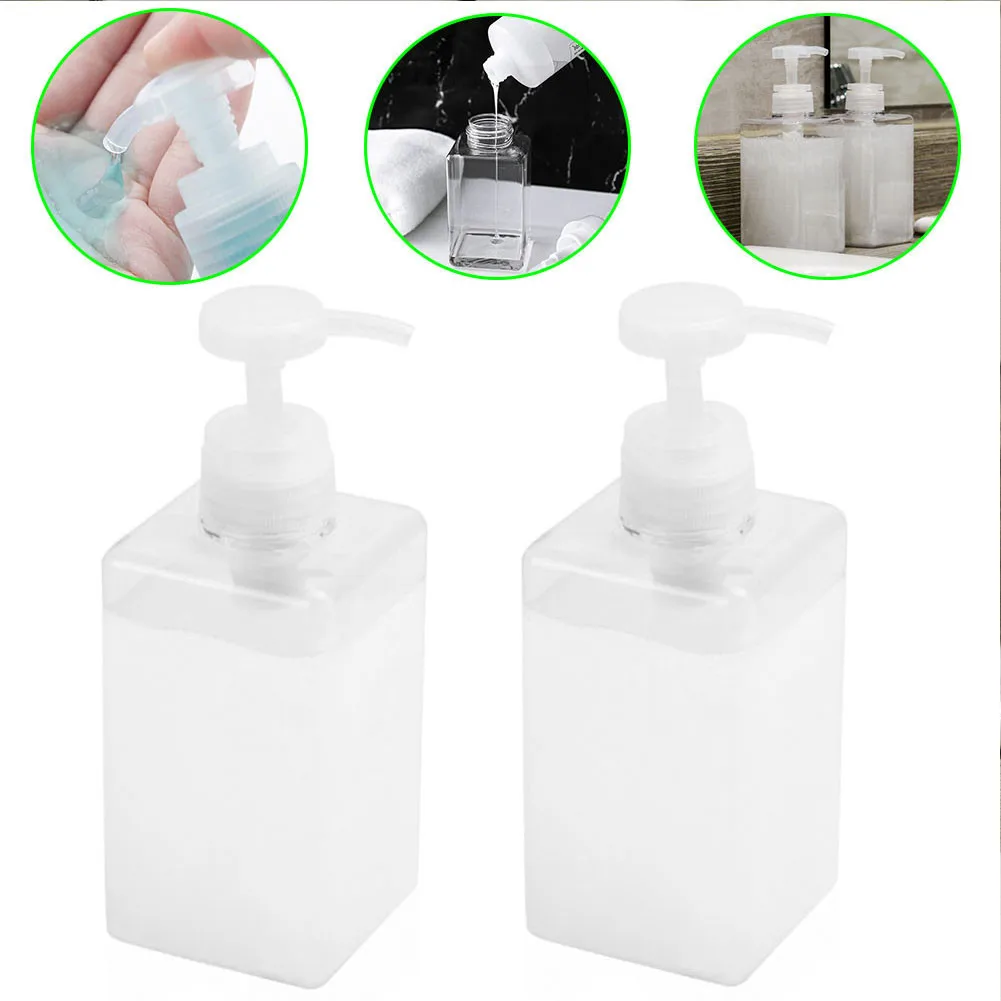 2pcs 450ml Soap Dispenser Clear Liquid Lotion Hand Pump Soap Dispenser Refillable Shampoo Bottle Plastic Hand Soap Dispenser
2pcs 450ml Soap Dispenser Clear Liquid Lotion Hand Pump Soap Dispenser Refillable Shampoo Bottle Plastic Hand Soap Dispenser