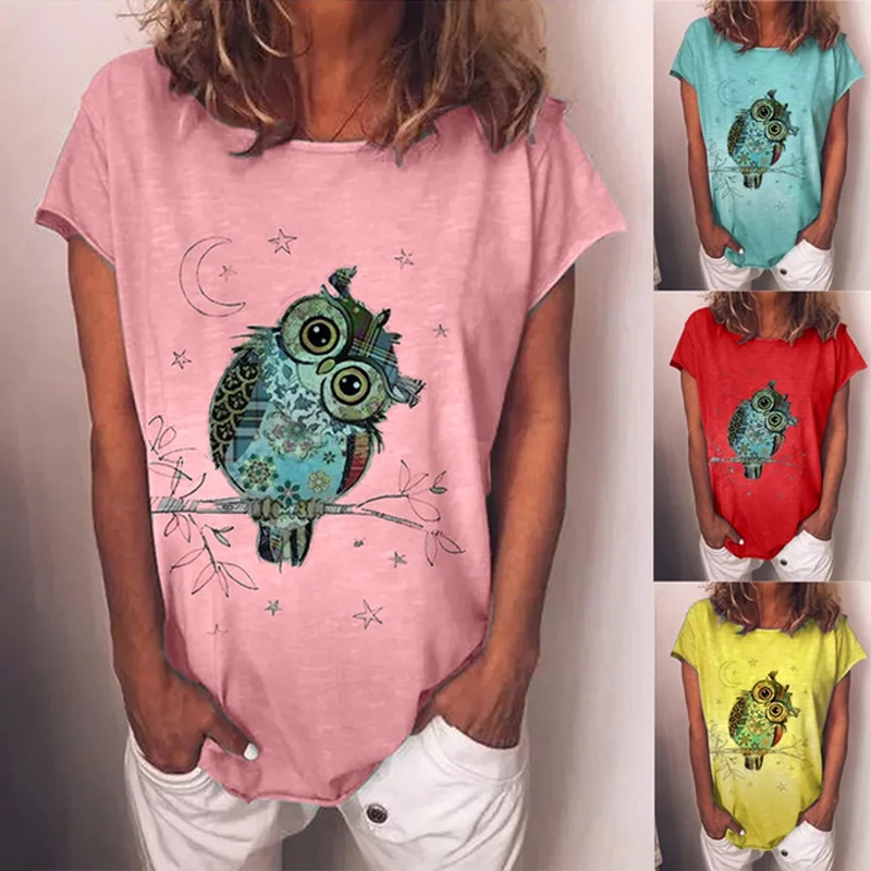 Funny T Shirts for Women Animal Printing Short Sleeve Tshirts Summer fashion Casual Kawaii Graphic Tee Shirt Tops 2022
Funny T Shirts for Women Animal Printing Short Sleeve Tshirts Summer fashion Casual Kawaii Graphic Tee Shirt Tops 2022