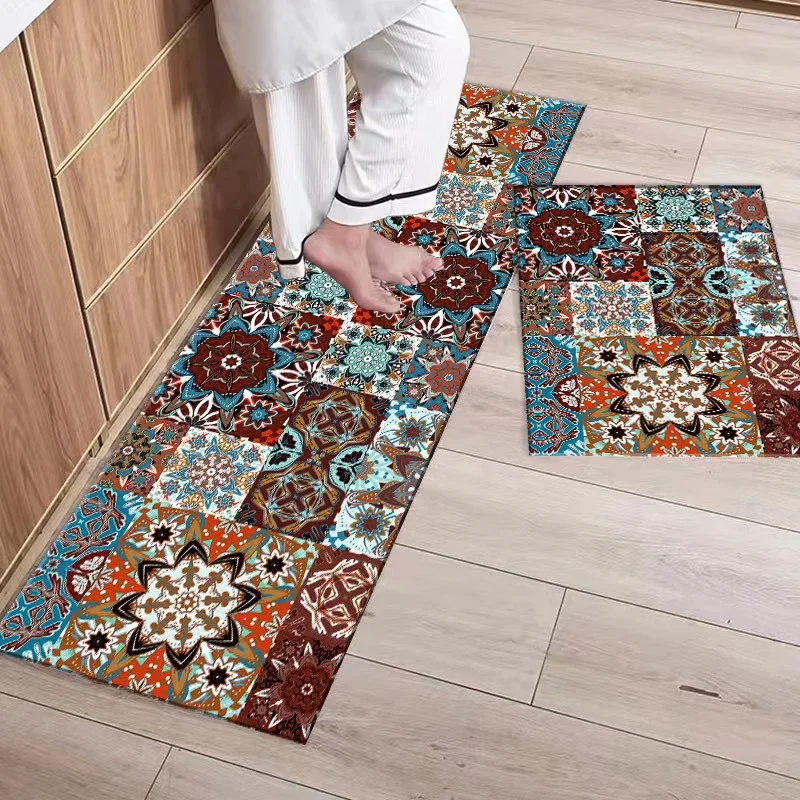 Anti-slip ethnic minimalist style kitchen floor mat floor carpet household carpet long strip door mat modern home decoration
Anti-slip ethnic minimalist style kitchen floor mat floor carpet household carpet long strip door mat modern home decoration