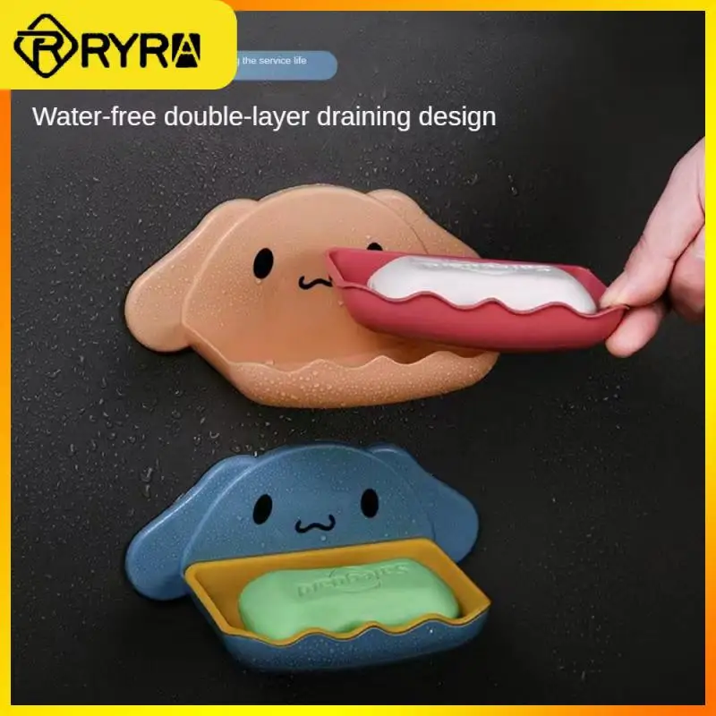 Pp Drain Soap Box Thick Punch-free Soap Holder Anti-smashing Double Wall-mounted Portable Soap Dishes 1pcs Soap Box Creative
Pp Drain Soap Box Thick Punch-free Soap Holder Anti-smashing Double Wall-mounted Portable Soap Dishes 1pcs Soap Box Creative