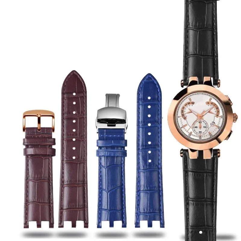 Ремешок для часов с двойным вырезом 24 мм VERSACE V-RACECHRONO мужской водонепроницаемый