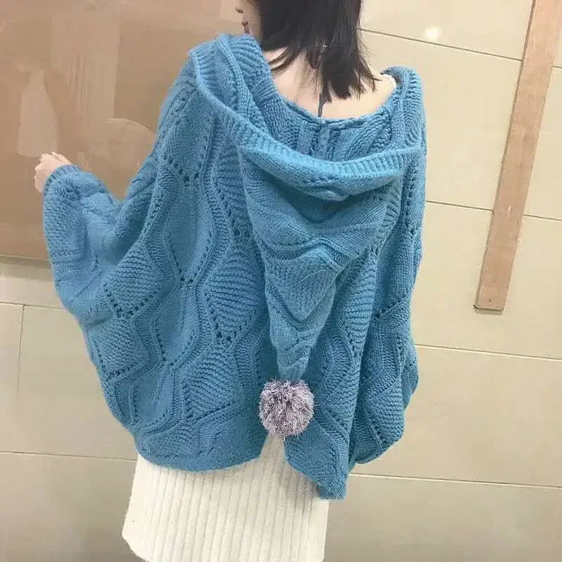 Autumn Winter Women Loose Knitted Cardigan Thin Hair Jacket Fashion Korean Sweater Female 2021 Ball Hat Wild Knit Coats Pink
Autumn Winter Women Loose Knitted Cardigan Thin Hair Jacket Fashion Korean Sweater Female 2021 Ball Hat Wild Knit Coats Pink