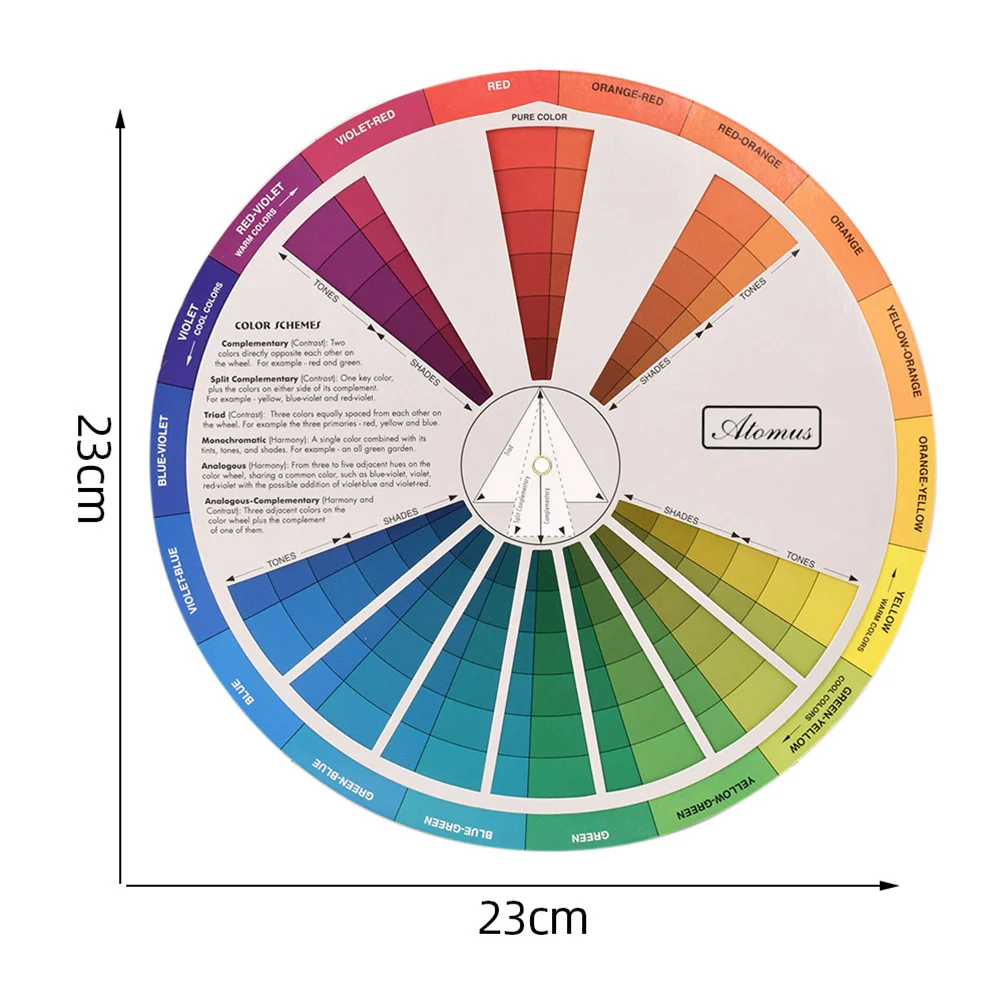 Creative Color Wheel Color Learning Rotation Wheel Color Board Chart Mixed Color Guide Tool for Woman Man
Creative Color Wheel Color Learning Rotation Wheel Color Board Chart Mixed Color Guide Tool for Woman Man