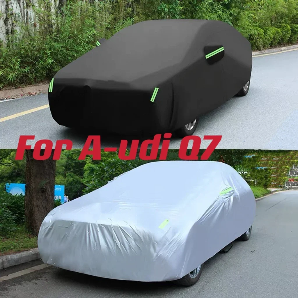 

1pcs Waterproof Car Cover For Q7 Outdoor Sun Shade Anti-UV Rain Snow Dust Protection SUV Cover Auto Accessories