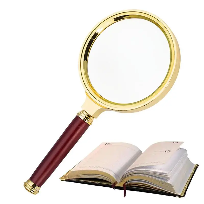 1Piece 60mm Handheld Reading 10X Magnifier Watch Phone Repair Magnifying Glass Imitation Wood Handle Lupa Loupe 
1Piece 60mm Handheld Reading 10X Magnifier Watch Phone Repair Magnifying Glass Imitation Wood Handle Lupa Loupe