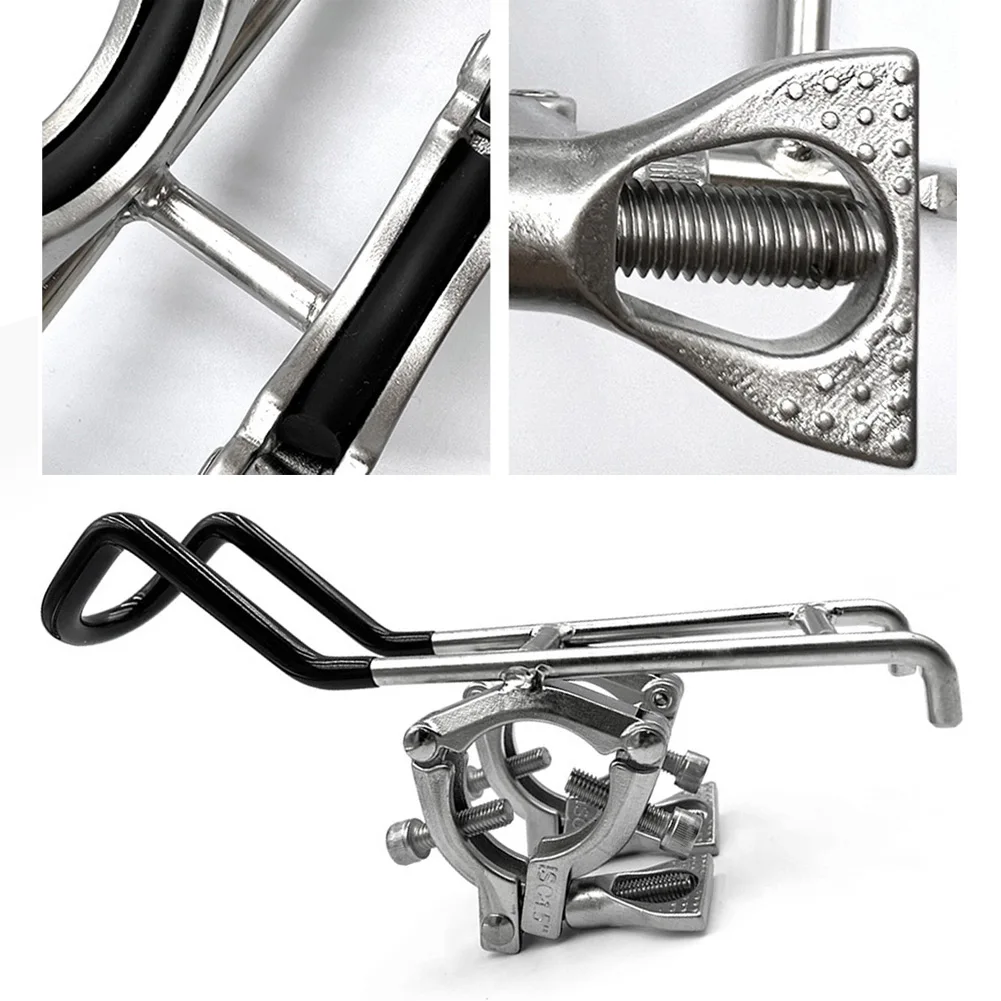 1pc Boat Kayak Fishing Rod Bracket Three-Section Clamp Rubber Soft Back Protect Fishing Pole Stainless Steel Fish Tackle
1pc Boat Kayak Fishing Rod Bracket Three-Section Clamp Rubber Soft Back Protect Fishing Pole Stainless Steel Fish Tackle