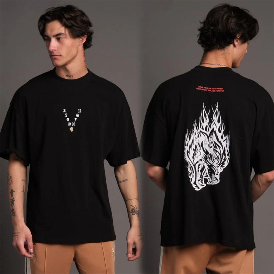Hip Hop Oversize M-3xl Men Loose Fitness T Shirt Fashion Gym Running T-shirts Summer Gyms Short Sleeve Cotton Casual Tees Tops
Hip Hop Oversize M-3xl Men Loose Fitness T Shirt Fashion Gym Running T-shirts Summer Gyms Short Sleeve Cotton Casual Tees Tops