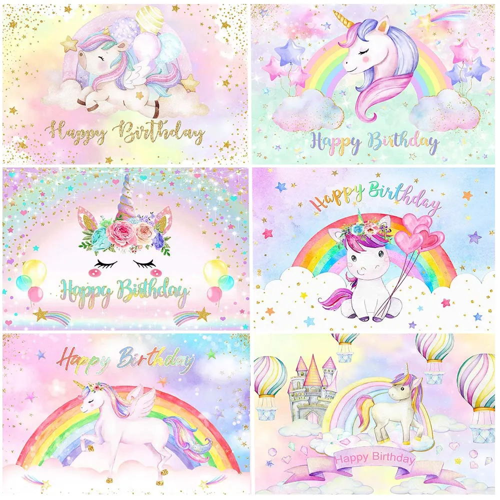 Mocsicka Unicorn Backdrop for Kid's Birthday Party Decor Rainbow Colorful Stars Banner Child Background Photo Studio Shoot Props
Mocsicka Unicorn Backdrop for Kid's Birthday Party Decor Rainbow Colorful Stars Banner Child Background Photo Studio Shoot Props