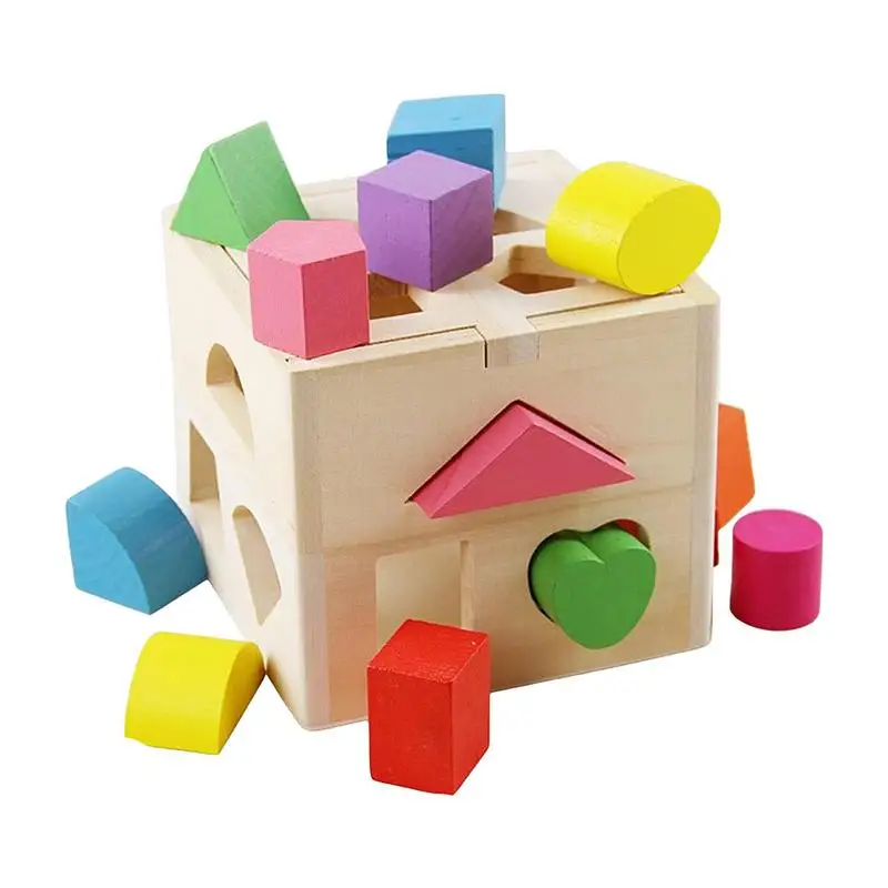 Wooden Geometry Building Shape Sorting Toy Early Educational Learning Shape Matching Montessori Sensory Game Toy For Kids
Wooden Geometry Building Shape Sorting Toy Early Educational Learning Shape Matching Montessori Sensory Game Toy For Kids
