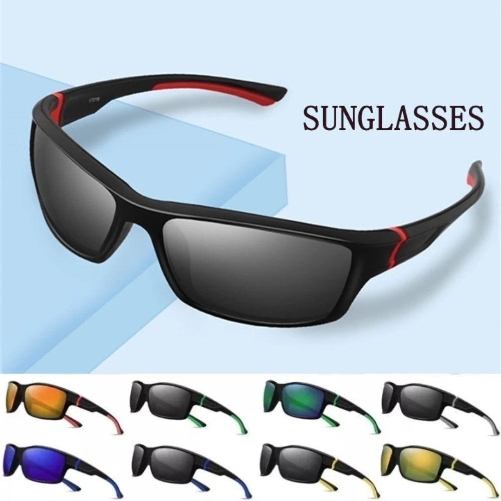 UV400 Eyewear Trendy Polarized Eyeglasses Outdoor Sports Driving Male Female Sunglasses Protective Googles Lenes Sun Glasses 
UV400 Eyewear Trendy Polarized Eyeglasses Outdoor Sports Driving Male Female Sunglasses Protective Googles Lenes Sun Glasses