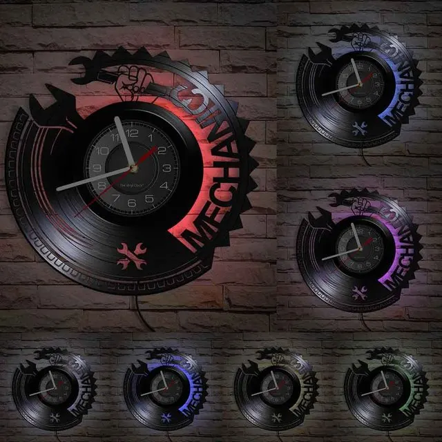 Виниловые настенные часы в стиле ретро для ремонта автомобилей 
Виниловые настенные часы в стиле ретро для ремонта автомобилей