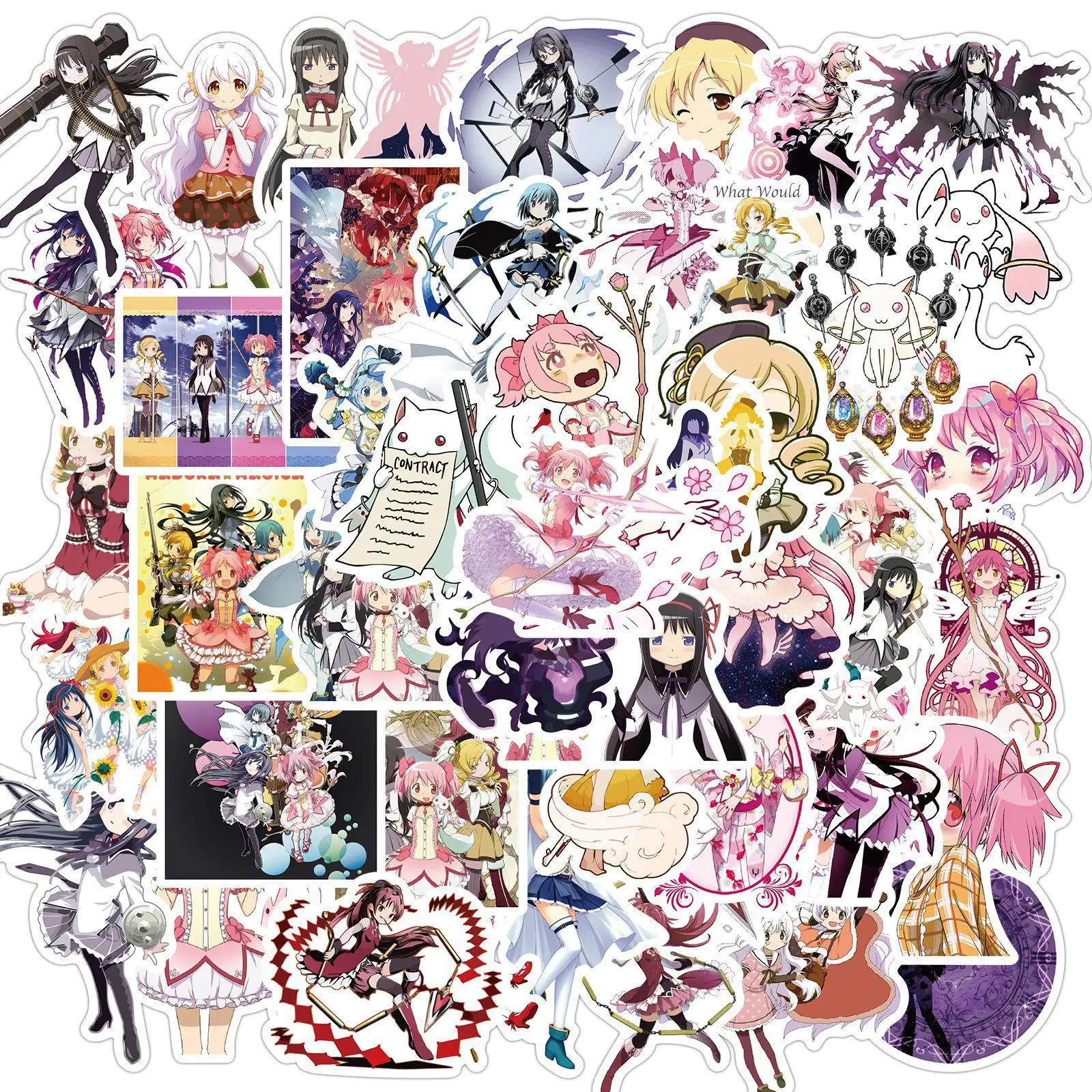 10/30/50Pcs Puella Magi Madoka Magica Anime Stickers Cartoon Decals DIY Guitar Motorcycle Luggage Skateboard Funny Sticker Toy
10/30/50Pcs Puella Magi Madoka Magica Anime Stickers Cartoon Decals DIY Guitar Motorcycle Luggage Skateboard Funny Sticker Toy