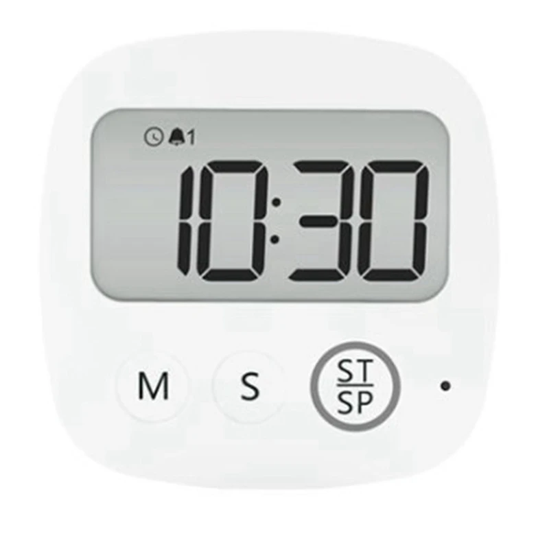 Digital Timer with Alarm Clock Countdown Kitchen Cooking Timer Big Digits Magnetic, Stand, Hang for Baking Teacher Study
Digital Timer with Alarm Clock Countdown Kitchen Cooking Timer Big Digits Magnetic, Stand, Hang for Baking Teacher Study