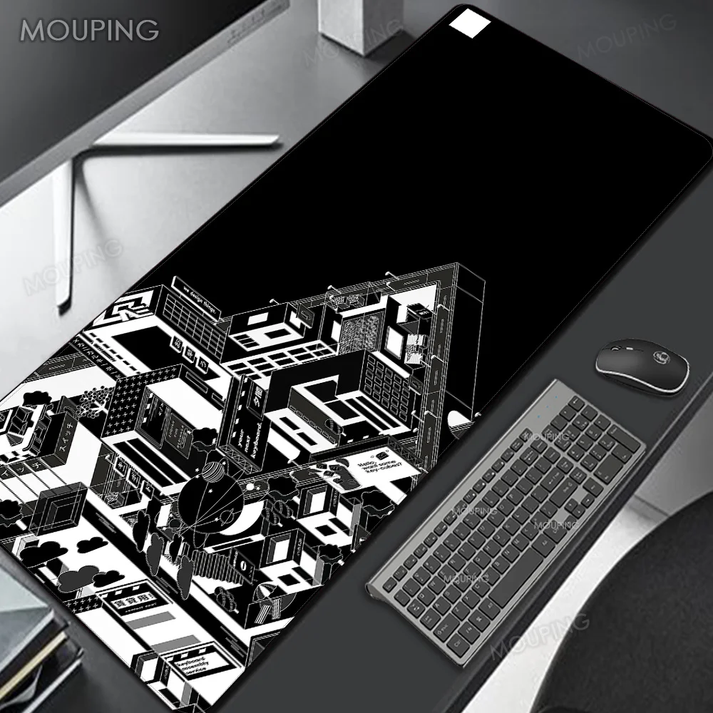 Midnight Japan Black and White Mouse Pad Gaming Laptop City Deskmat Office Accessories Deskmat Large Mausepad Company Gamer Mat 
Midnight Japan Black and White Mouse Pad Gaming Laptop City Deskmat Office Accessories Deskmat Large Mausepad Company Gamer Mat