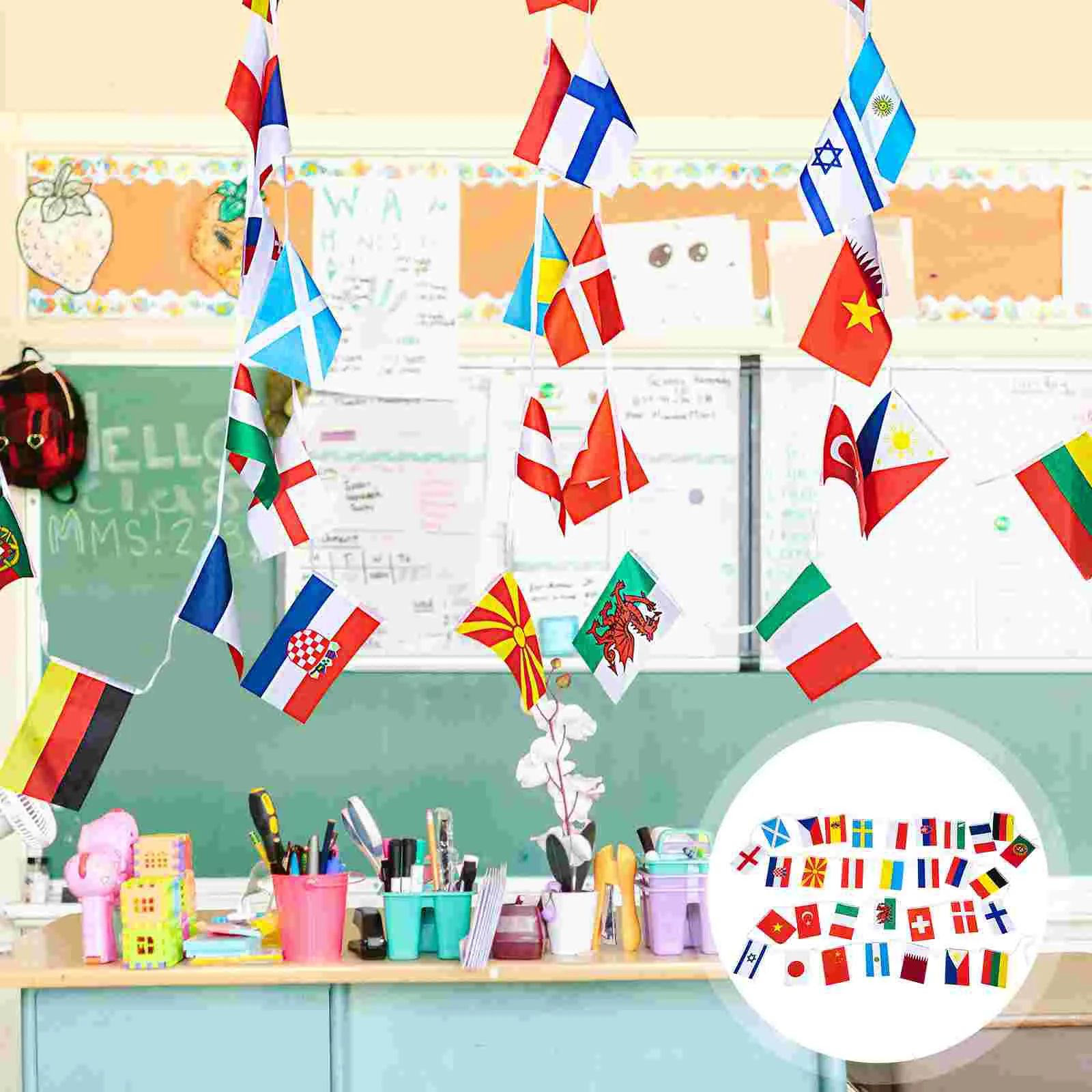 Flag Banner World International Country Flags Pennant Bunting Cup Garland String Decorations Party Decoration Countries
Flag Banner World International Country Flags Pennant Bunting Cup Garland String Decorations Party Decoration Countries