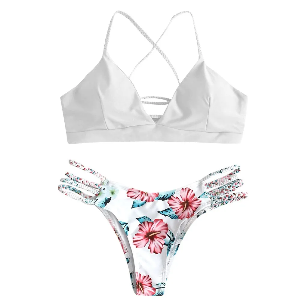 Swimwear Piece Beachwear Pushups Bikini Two Cut Swimsuit WWomen's Flower Swimwears Tankinis Set Swimwears crochet bikini
Swimwear Piece Beachwear Pushups Bikini Two Cut Swimsuit WWomen's Flower Swimwears Tankinis Set Swimwears crochet bikini