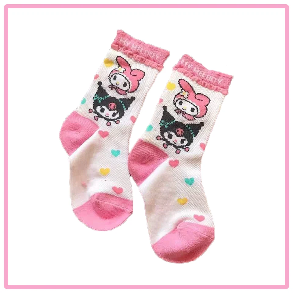 New Kuromi cotton socks Japanese Kawaii cartoon print cute girl Jk socks melody pink breathable tube socks joytoy gift for girls
New Kuromi cotton socks Japanese Kawaii cartoon print cute girl Jk socks melody pink breathable tube socks joytoy gift for girls