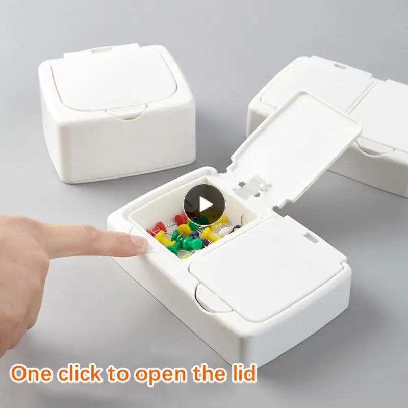 Mini Desktop Storage Box Cotton Swab Toothpick Hairbands Small Objects Sorting Sorting Box Plastic Case Dust-proof With Lid
Mini Desktop Storage Box Cotton Swab Toothpick Hairbands Small Objects Sorting Sorting Box Plastic Case Dust-proof With Lid