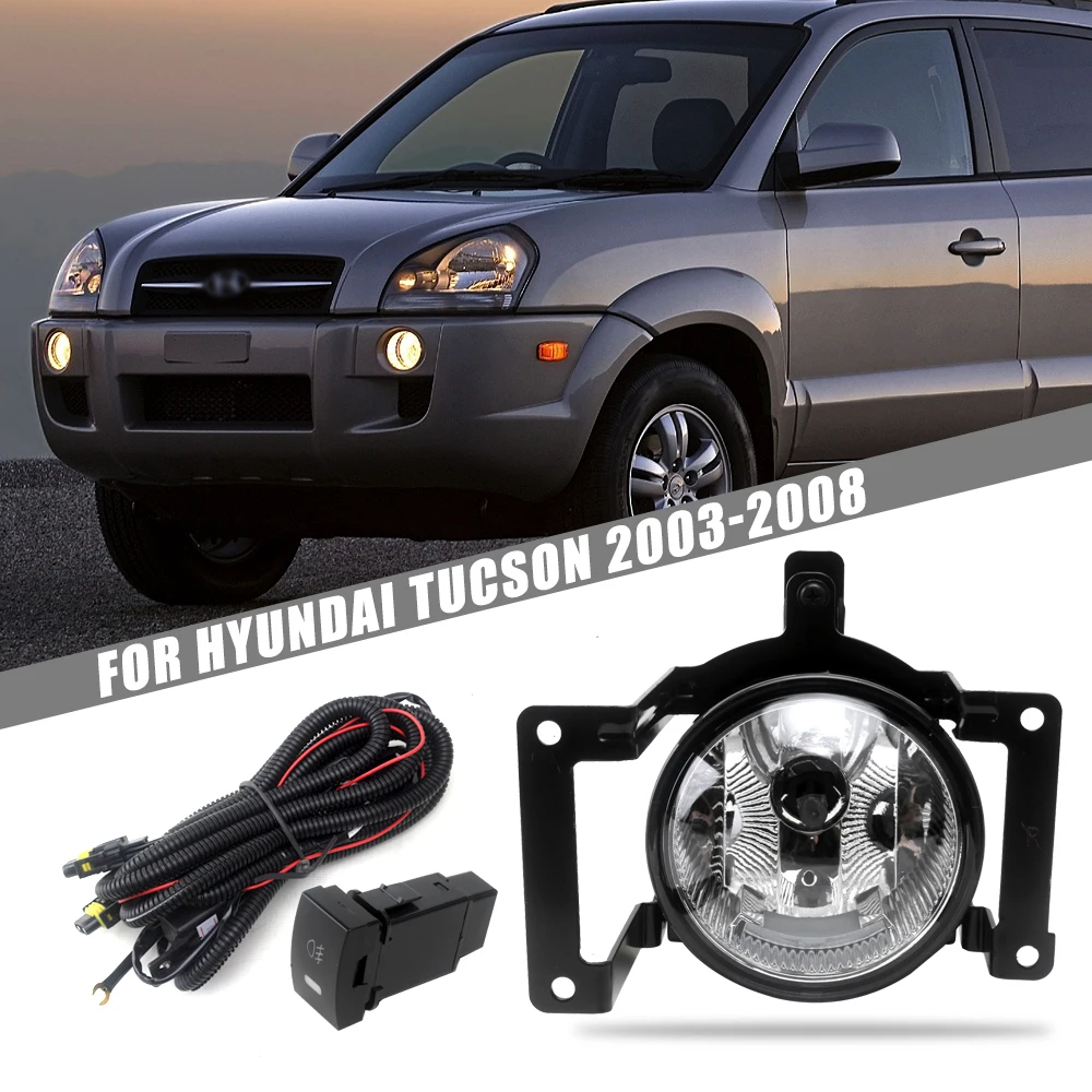 Front Bumper Fog Lamp Upgrade FOR Hyundai TUCSON 2003 2004 2005 2006 2007 2008 Version Additional Foglight Set Switch + Wiring
Front Bumper Fog Lamp Upgrade FOR Hyundai TUCSON 2003 2004 2005 2006 2007 2008 Version Additional Foglight Set Switch + Wiring