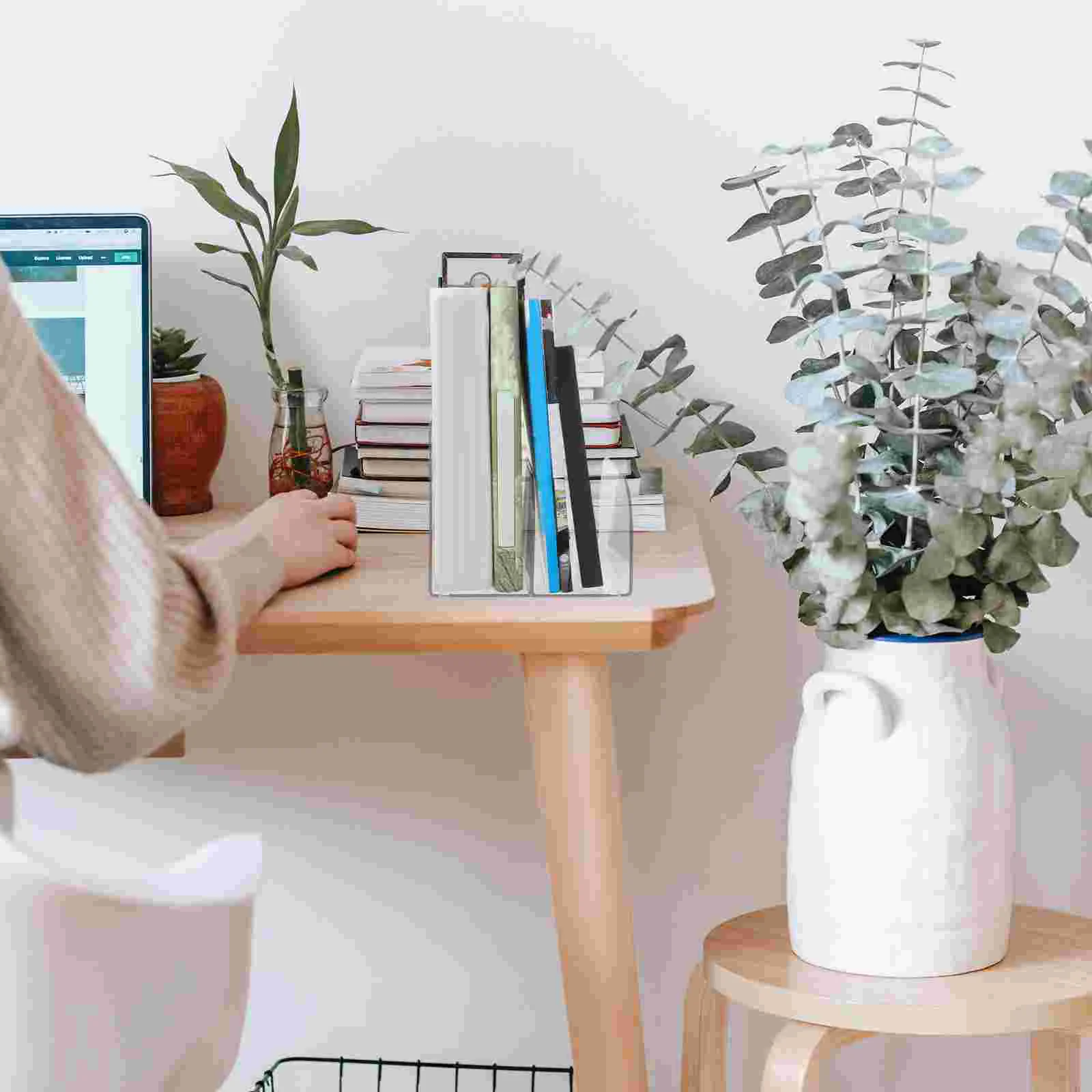 Держатель для хранения книг, современные книжные полки, прозрачный пластиковый тяжелый офисный удобный органайзер для дома
Держатель для хранения книг, современные книжные полки, прозрачный пластиковый тяжелый офисный удобный органайзер для дома