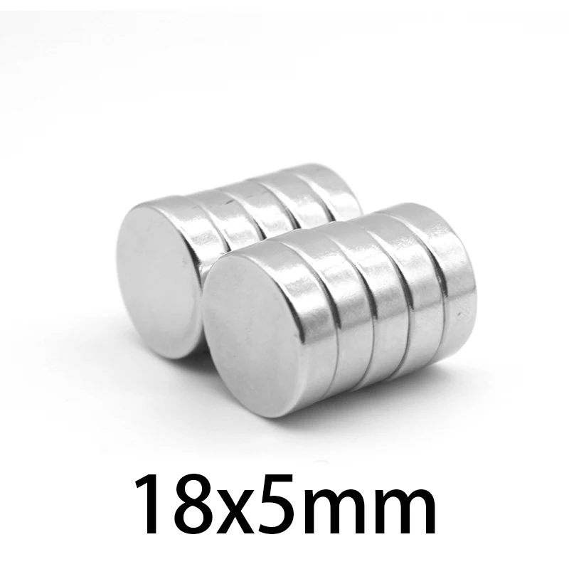 2/5/10/20/50PCS 18x5 Round Powerful Strong Magnetic Magnets 18x5mm 18*5 Thick Cylinder Rare Earth Neodymium Magnets 18mm x 5mm
2/5/10/20/50PCS 18x5 Round Powerful Strong Magnetic Magnets 18x5mm 18*5 Thick Cylinder Rare Earth Neodymium Magnets 18mm x 5mm