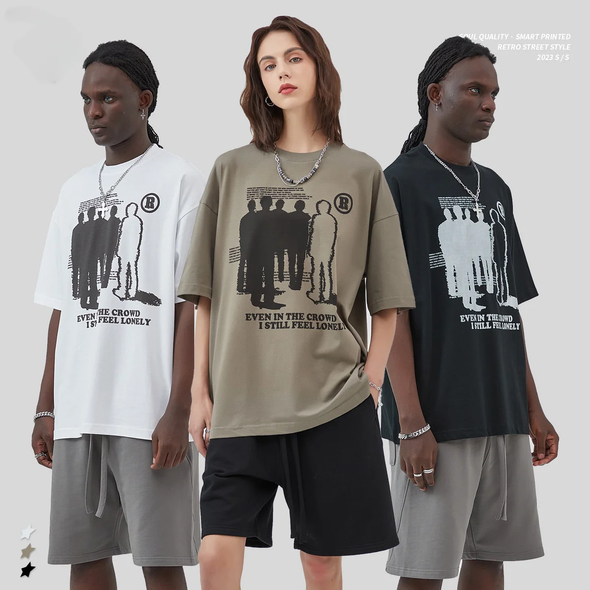 Menswear Summer 2023 New Creative Portrait Print Short Sleeve T-shirt High Street Fashion Brand Cotton Short Sleeve Men Tshirt
Menswear Summer 2023 New Creative Portrait Print Short Sleeve T-shirt High Street Fashion Brand Cotton Short Sleeve Men Tshirt