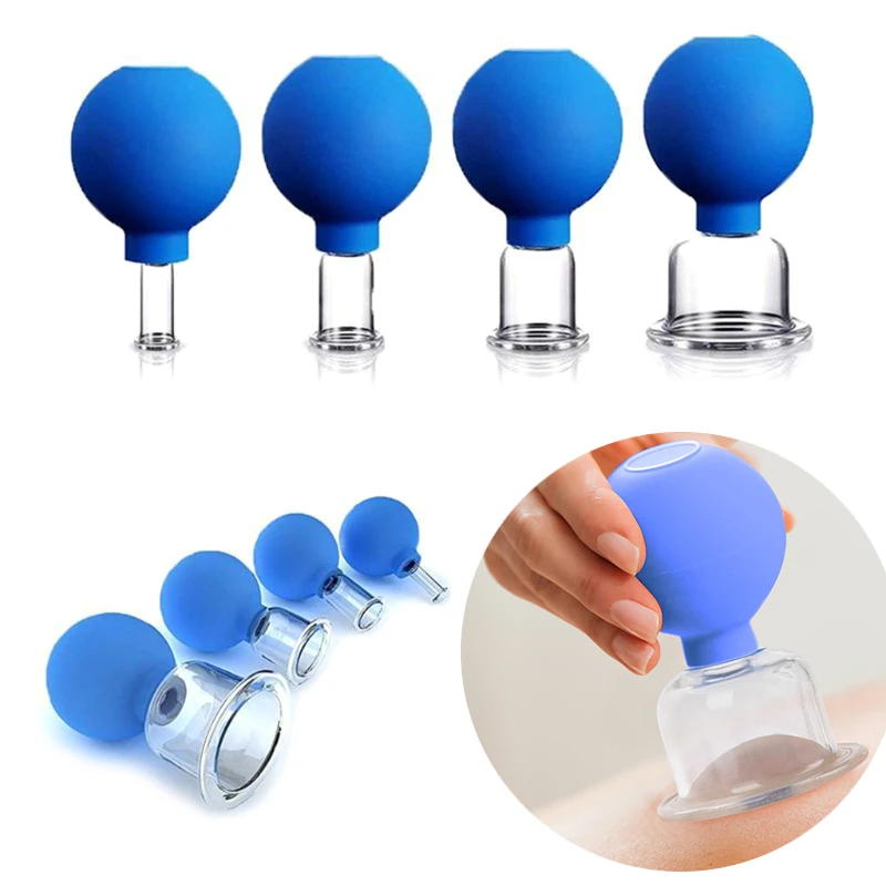 4pcs Cupping Therapy Kit Massage Vacuum Cupping Cans Jars Glass Cans for Face Massage Anti Cellulite Anti-wrinkle
4pcs Cupping Therapy Kit Massage Vacuum Cupping Cans Jars Glass Cans for Face Massage Anti Cellulite Anti-wrinkle