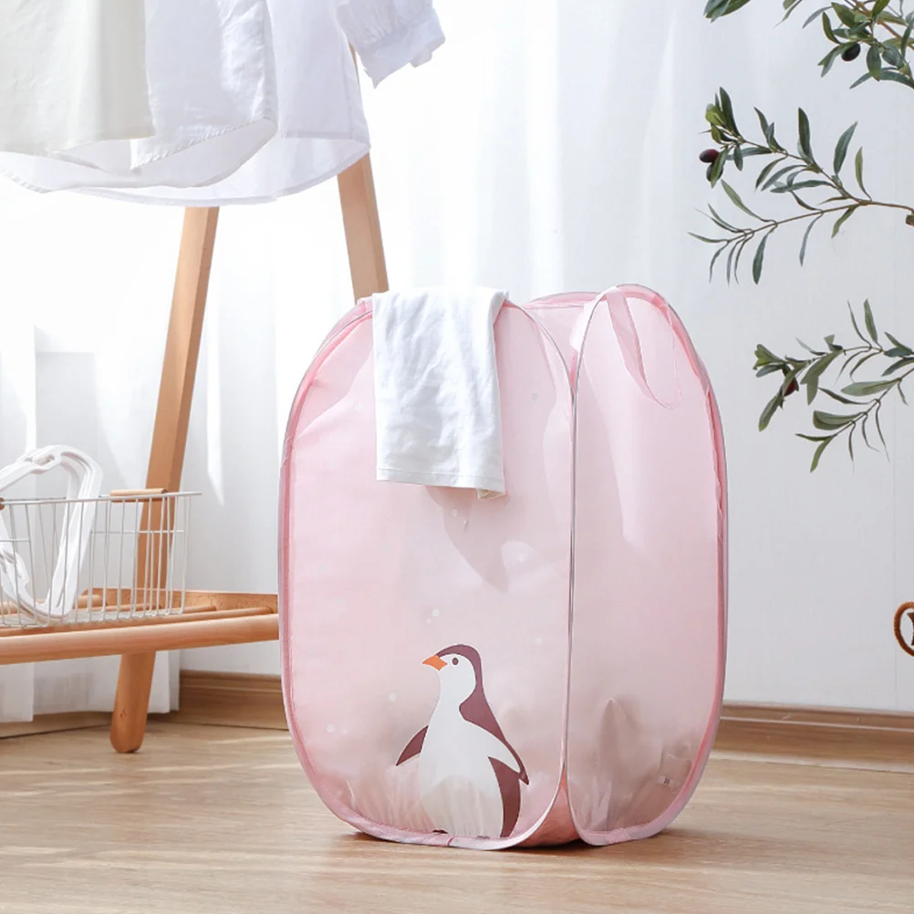 Laundry Basket Folding Laundry Hamper Dirty Clothes Storage Organizer with Clear Cartoon Animal
Laundry Basket Folding Laundry Hamper Dirty Clothes Storage Organizer with Clear Cartoon Animal