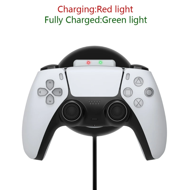 

Wireless Charging Adapter For PS5 Wireless Controller Charge Cradle Dock Station Joystick Gamepad Fast Charging Receiver