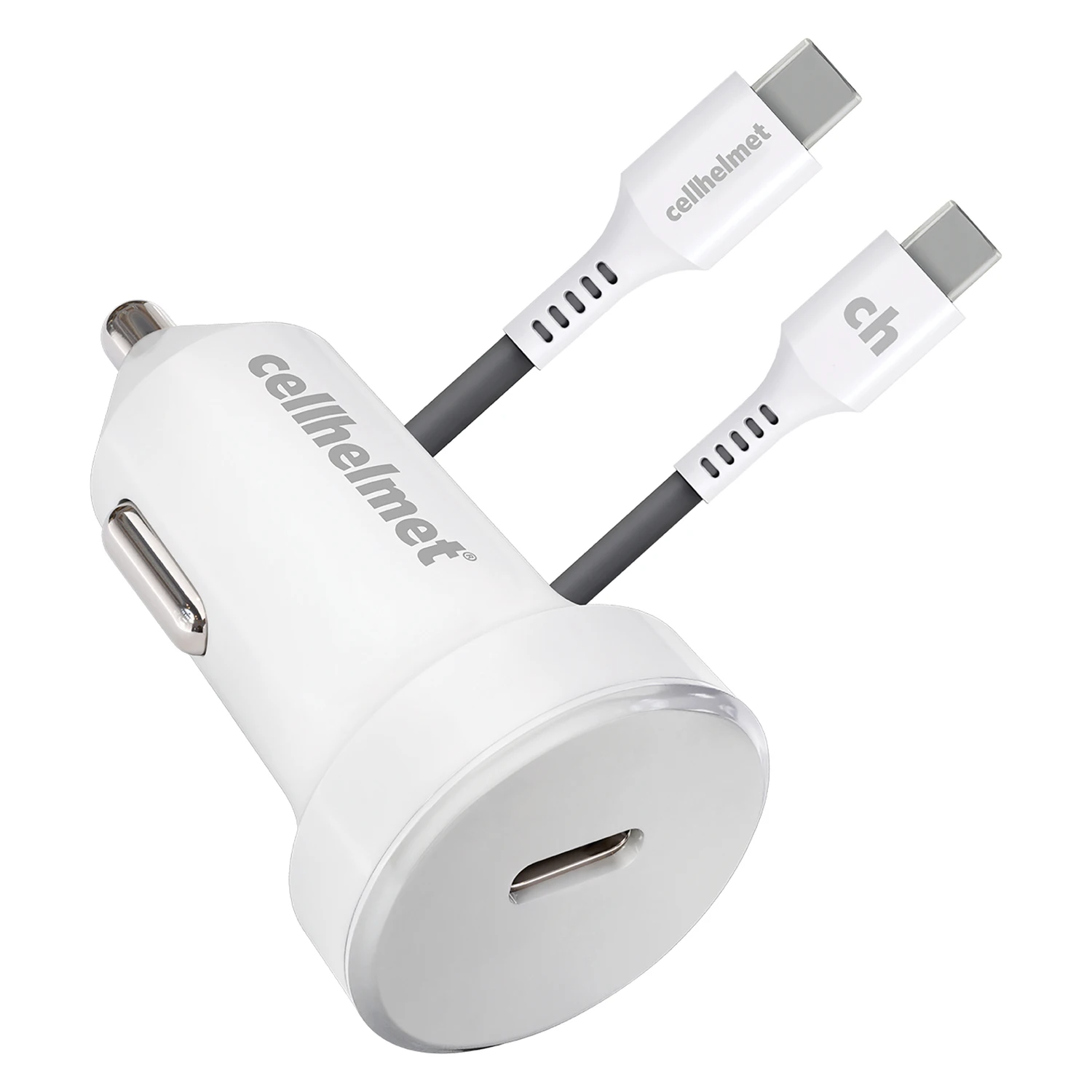 CAR-PD-25W+R-C 25-Watt Single-USB Power Delivery Car Charger with USB-C to USB-C Round Cable, 3 Feet
CAR-PD-25W+R-C 25-Watt Single-USB Power Delivery Car Charger with USB-C to USB-C Round Cable, 3 Feet