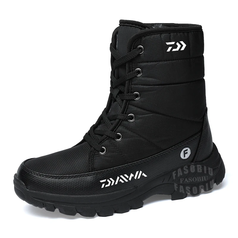 Men's Winter Fishing Shoes Casual Outdoor Non-slip Warm Waterproof Fishing Boots Wear-resisting Rubber Plush Padded Snow Boots
Men's Winter Fishing Shoes Casual Outdoor Non-slip Warm Waterproof Fishing Boots Wear-resisting Rubber Plush Padded Snow Boots