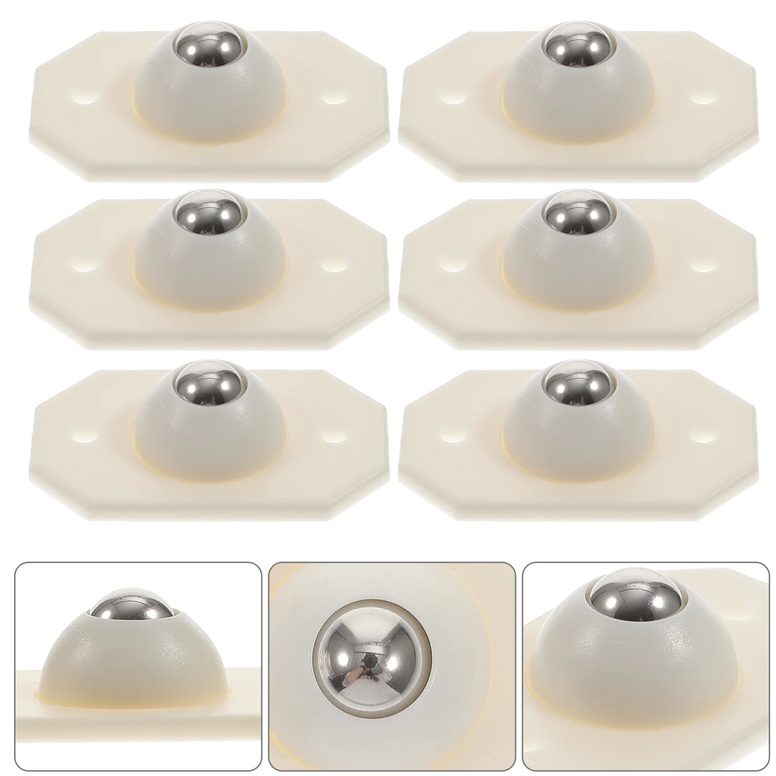 16 Pcs Mini Furniture Sticky Pulley Self-adhesive Caster Storage Case Wheel White
16 Pcs Mini Furniture Sticky Pulley Self-adhesive Caster Storage Case Wheel White