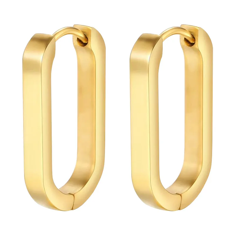 Ins Korean Style Geometric Titanium Steel Fashion Earrings Simple Women's Temperament Hoop Earrings
Ins Korean Style Geometric Titanium Steel Fashion Earrings Simple Women's Temperament Hoop Earrings