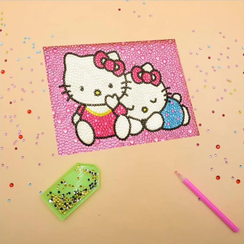 Sanrio series kawaii cartoon picture Hello Kitty diamond painting hand paste painting children full diamond girl birthday gift
Sanrio series kawaii cartoon picture Hello Kitty diamond painting hand paste painting children full diamond girl birthday gift