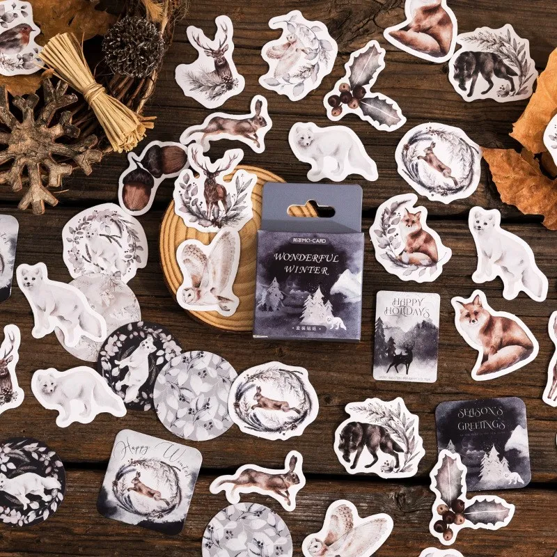 46 Pcs Fall Forest Animals Scrapbooks Stickers Boxed Autumn Style Stickers For Laptop Scrapbooking Craft Daily
46 Pcs Fall Forest Animals Scrapbooks Stickers Boxed Autumn Style Stickers For Laptop Scrapbooking Craft Daily