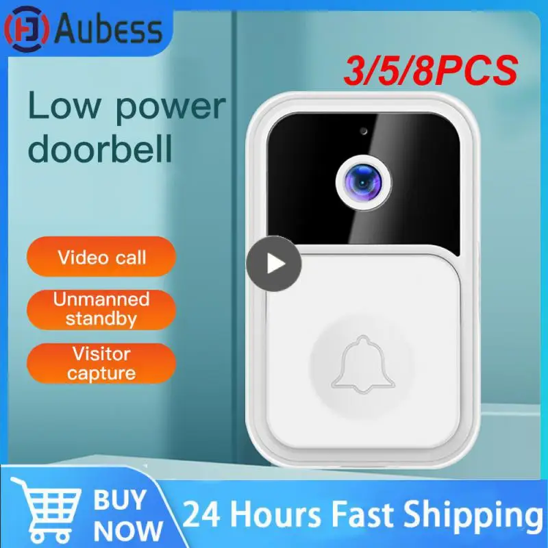 3/5/8PCS Waterproof Ip65 Wireless Door Phone Camera Iwfcam App Control Wifi Door Bell Outdoor Video Doorbell Battery Intercom
3/5/8PCS Waterproof Ip65 Wireless Door Phone Camera Iwfcam App Control Wifi Door Bell Outdoor Video Doorbell Battery Intercom