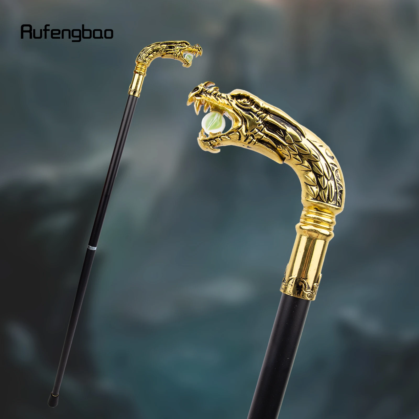 Golden Black Dragon Luxury Walking Stick with 30cm Hidden Plate Self Defense Fashion Cane Plate Cosplay Crosier Stick 90cm
Golden Black Dragon Luxury Walking Stick with 30cm Hidden Plate Self Defense Fashion Cane Plate Cosplay Crosier Stick 90cm