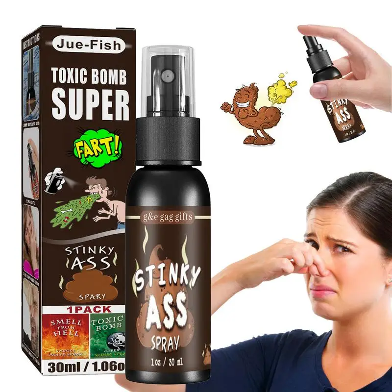 30ML Liquid Fart Gag Prank Toy Hilarious Gag Gifts for Adults or Kids Prank Poop Stuff Non-Toxic Smells Wacky Funny Gifts
30ML Liquid Fart Gag Prank Toy Hilarious Gag Gifts for Adults or Kids Prank Poop Stuff Non-Toxic Smells Wacky Funny Gifts